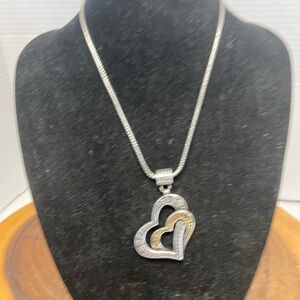 Brighton 2 Hearts Pendant Necklace